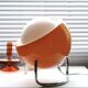 Bauhaus-inspired glass globe lamp