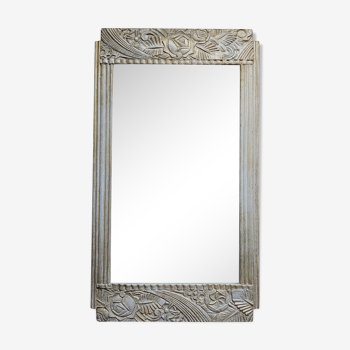 Resin Art Deco style mirror
