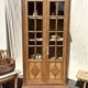Oak display cabinet