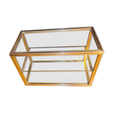 Table basse vitré 1970 - 1980
