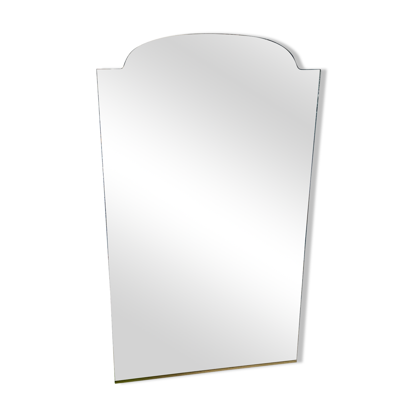 Old beveled mirror 127 x 75 cm