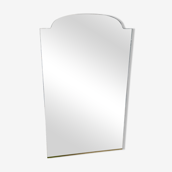 Old beveled mirror 127 x 75 cm