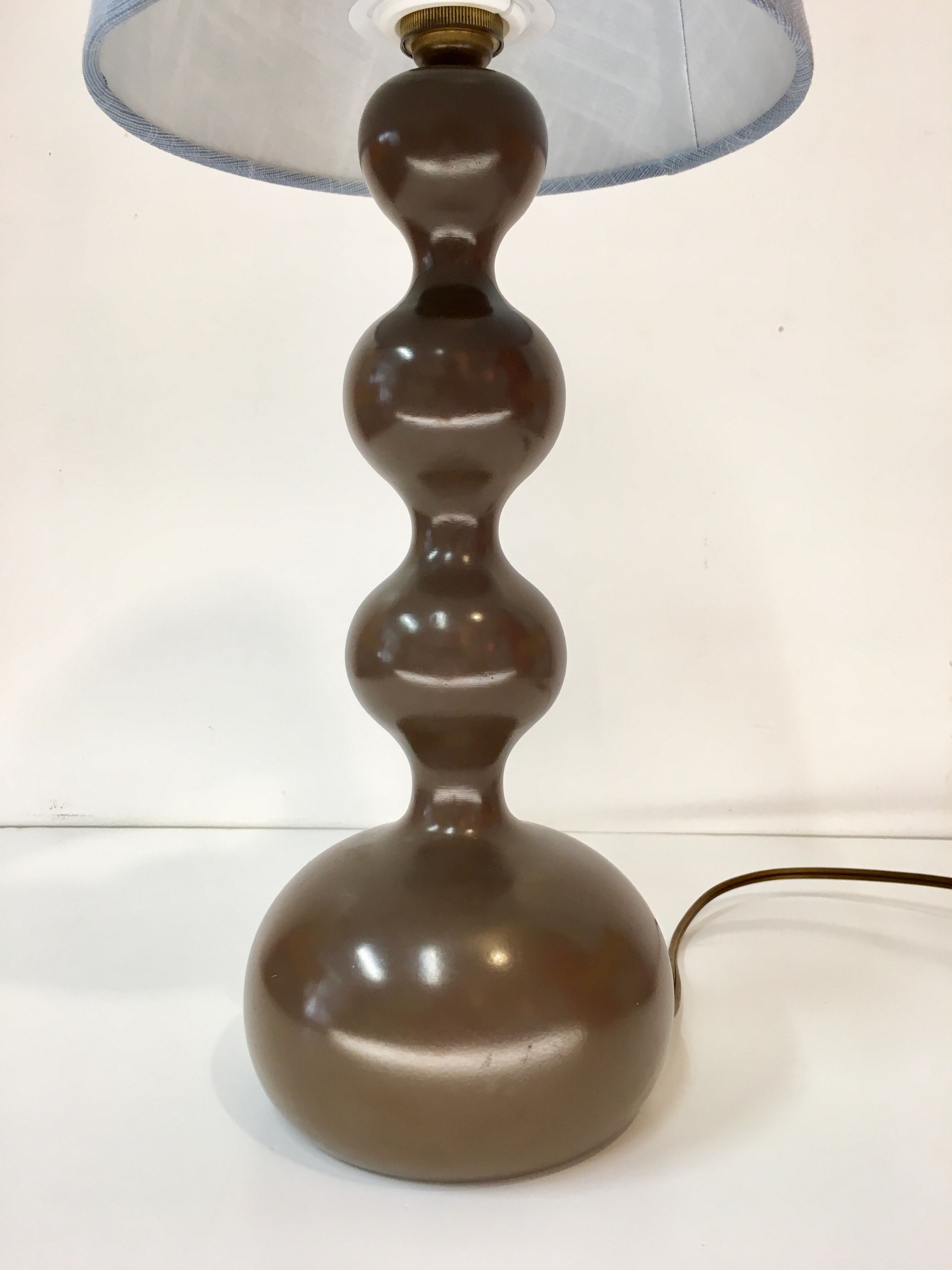 Wooden foot lamp