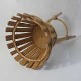 Rattan plant holder