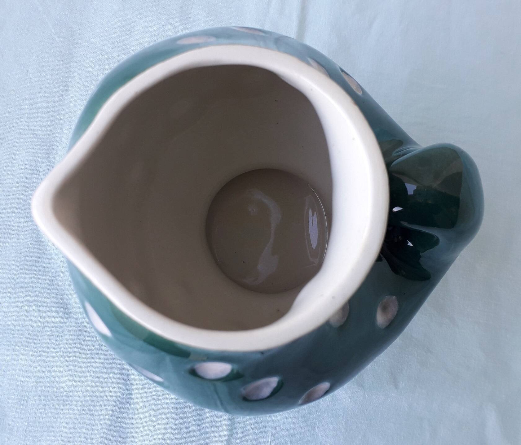 Spotty milk jug