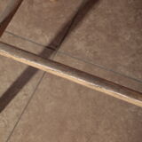 Oak seating height stool 75cm