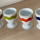 4 vintage porcelain coquetiers