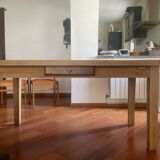 Solid wood table