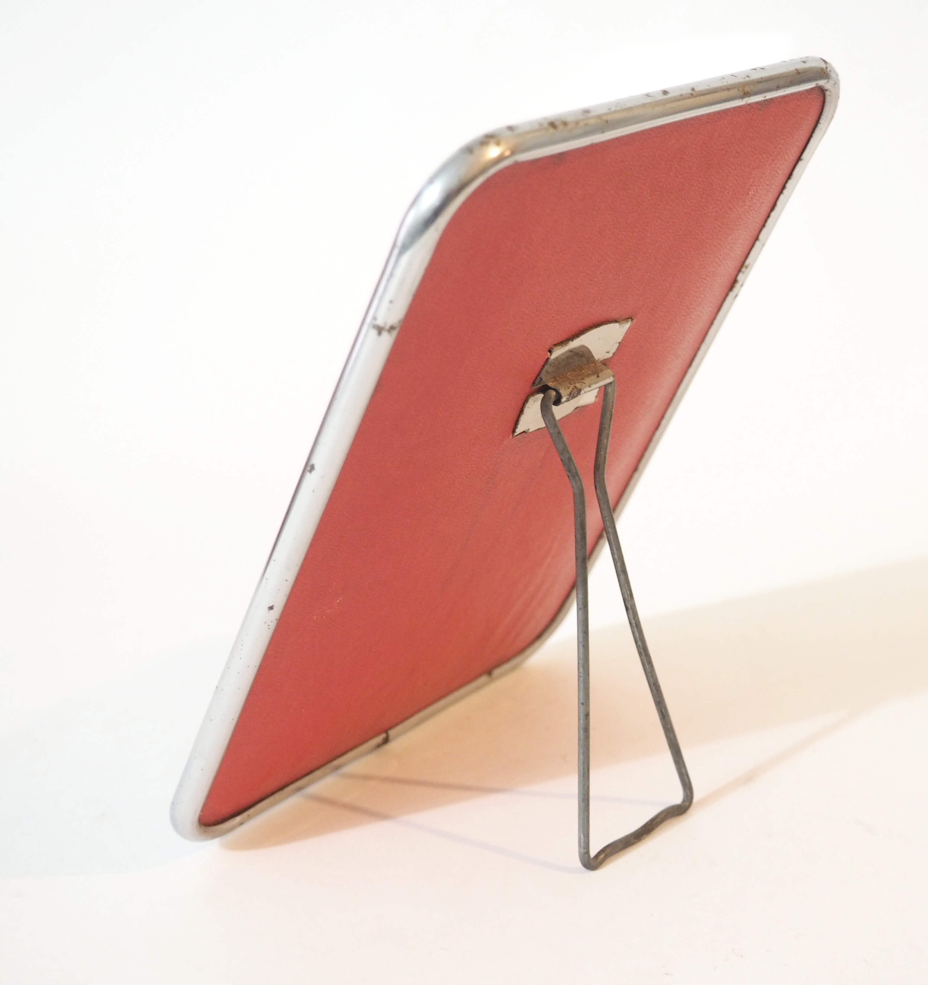 Barber mirror red back