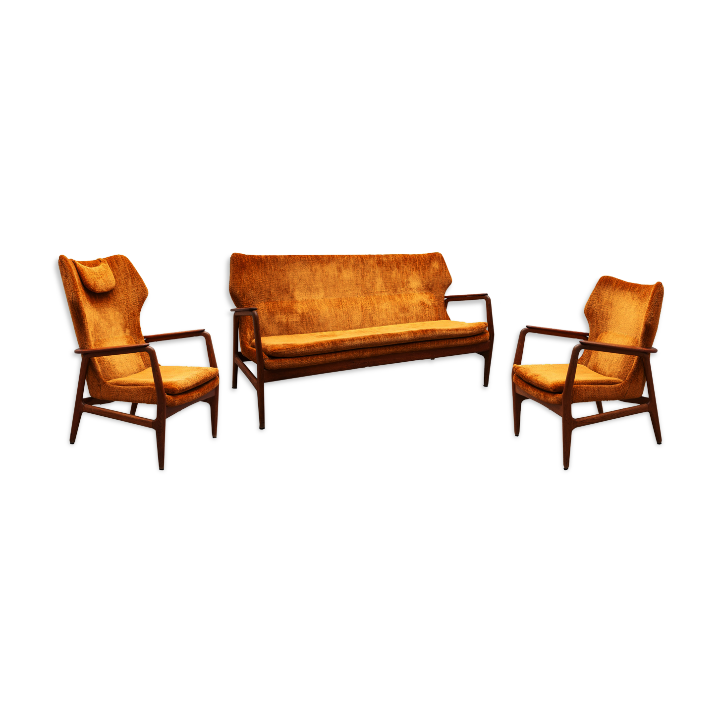 Living room set by Aksel Bender Madsen for Bovenkamp, 1952