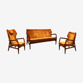 Living room set by Aksel Bender Madsen for Bovenkamp, 1952