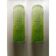 Set of Two Diamond Green Rectangular Murano Glass Wall Sconce