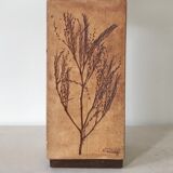 Very big lamp in sandstone built in sandstone of Raymonde Leduc 1970