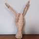 Horse woven straw mask