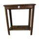 Walnut console
