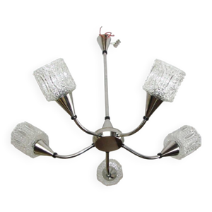 Brass chandelier, modern