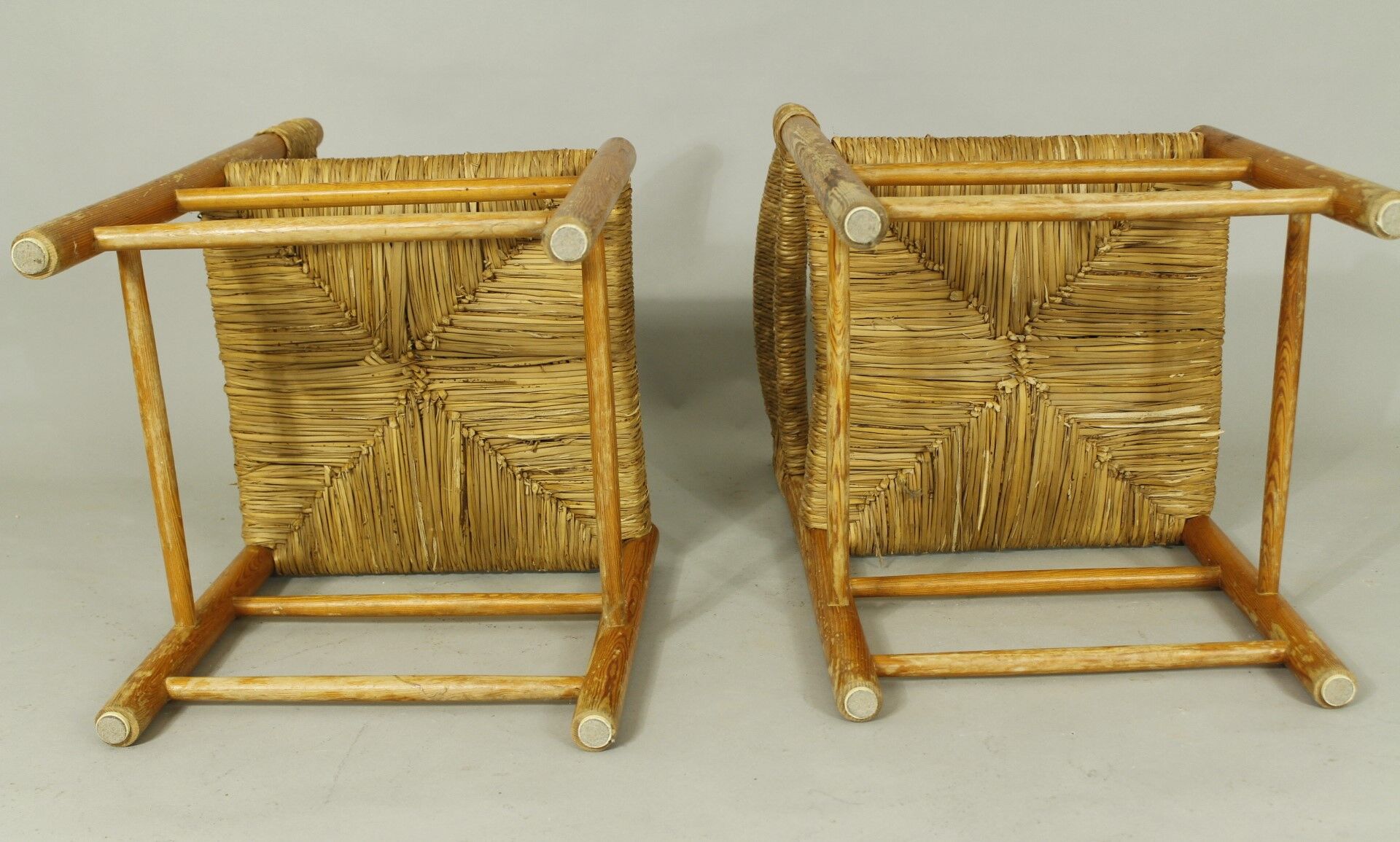 Pair of Dordogne Chairs for Robert Sentou, 1970s