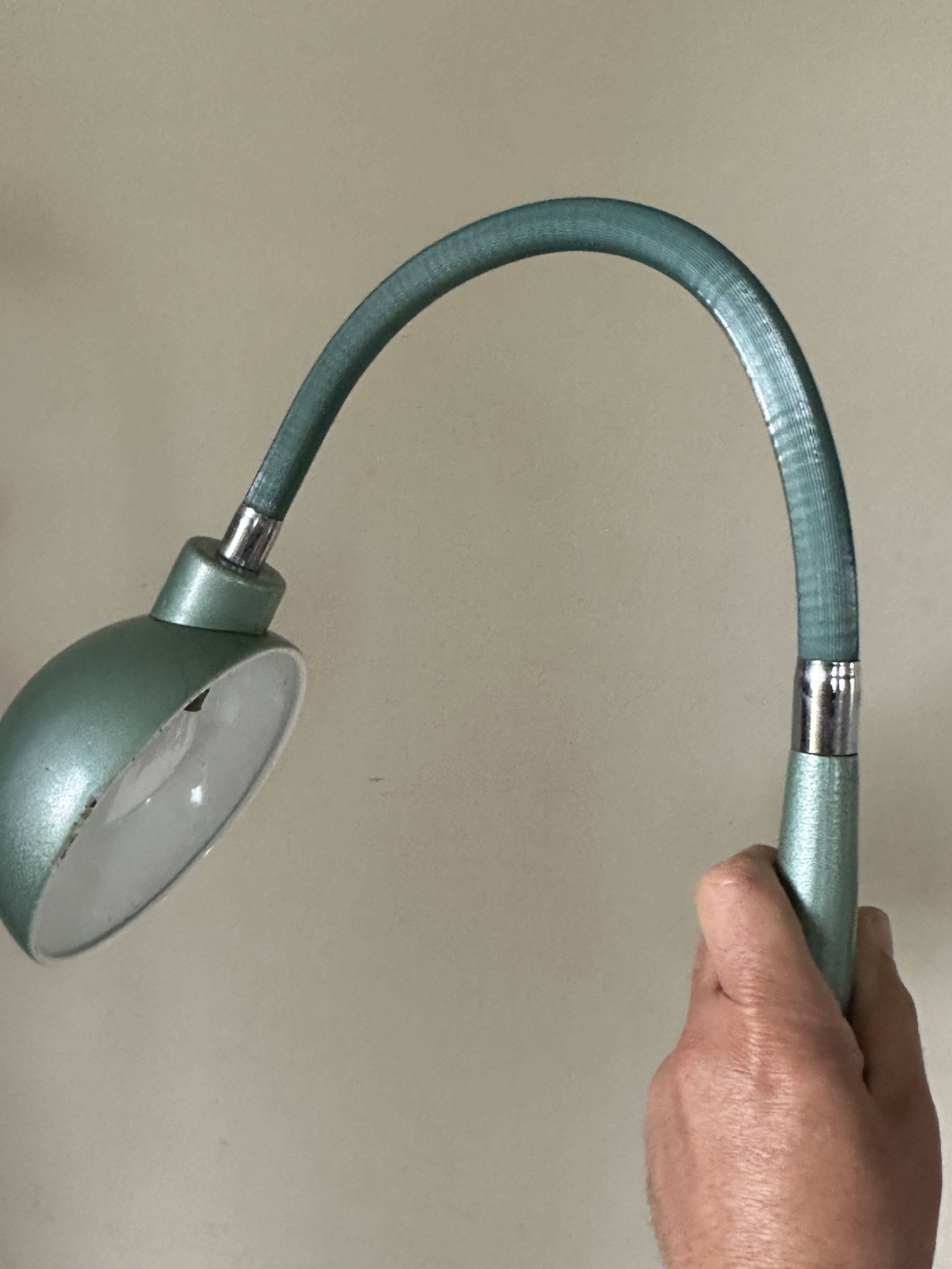 Industrial workshop lamp adher vintage 60s