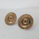 Paire de boutons de meubles anciens Empire XIXeme en bronze doré