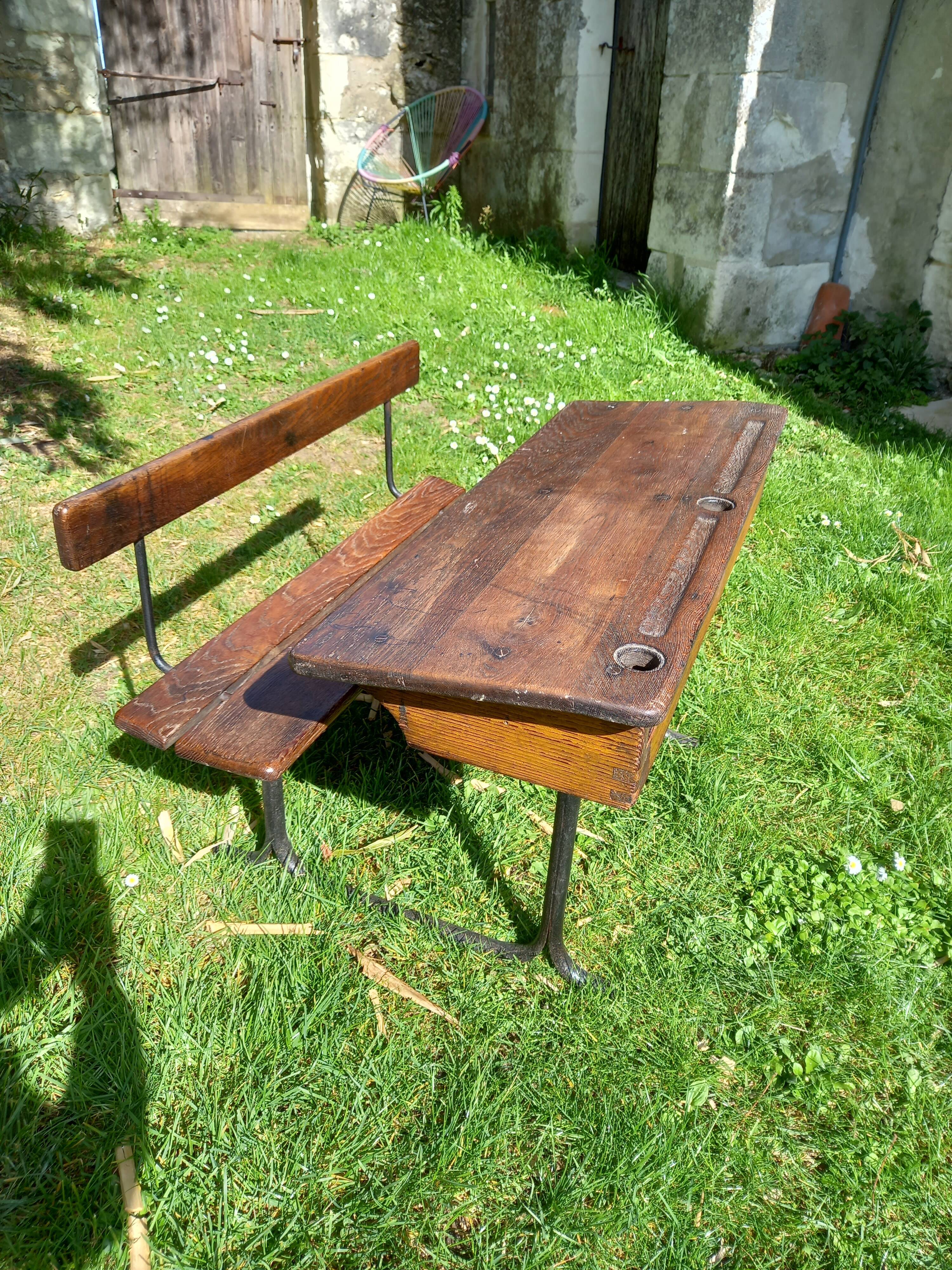 School desk desk early XX th