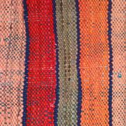 Colorful striped wool haik cushion