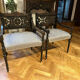Paire de fauteuils victoriens