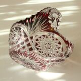 Vide poche en verre de cristal de plomb