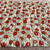 Vintage floral bedspread