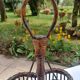 Porte-bouteilles en osier Vintage