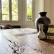Tower Antique Oak Farmhouse Table - 300cm Long