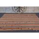 Vintage Turkish Hand-Knotted Wool Cotton Orange Kilim Rug 252x280