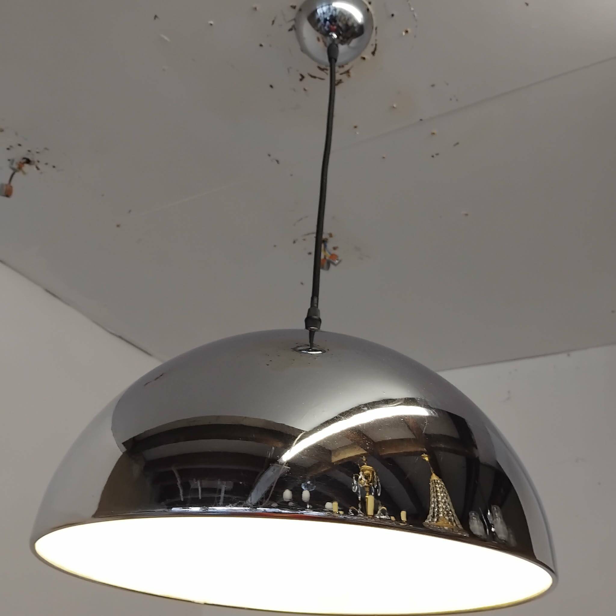 Suspension chromé, années 70-80