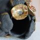 Raku vase, handmade