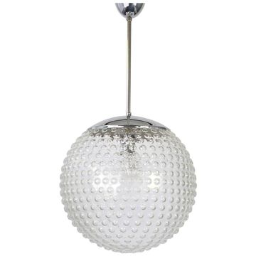 Suspension en verre design rare par Rolf Krüger pour Staff, Allemagne, années 1970