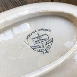 Ravier ceramic flowered Creil and Montereau