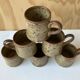 6 vintage coffee cups