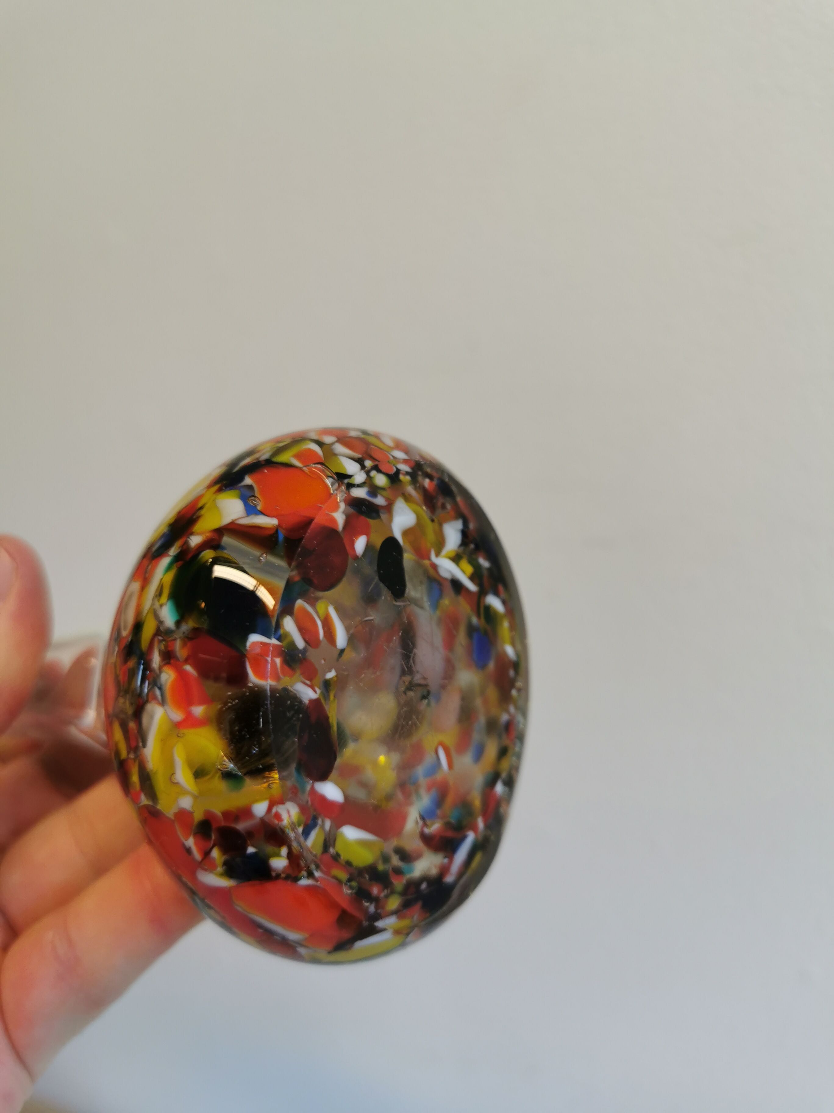 Bone vase from danish holmegaard glassworks