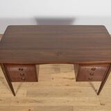 Mid-Century Freestanding Teak Desk, Denmark, 1960s