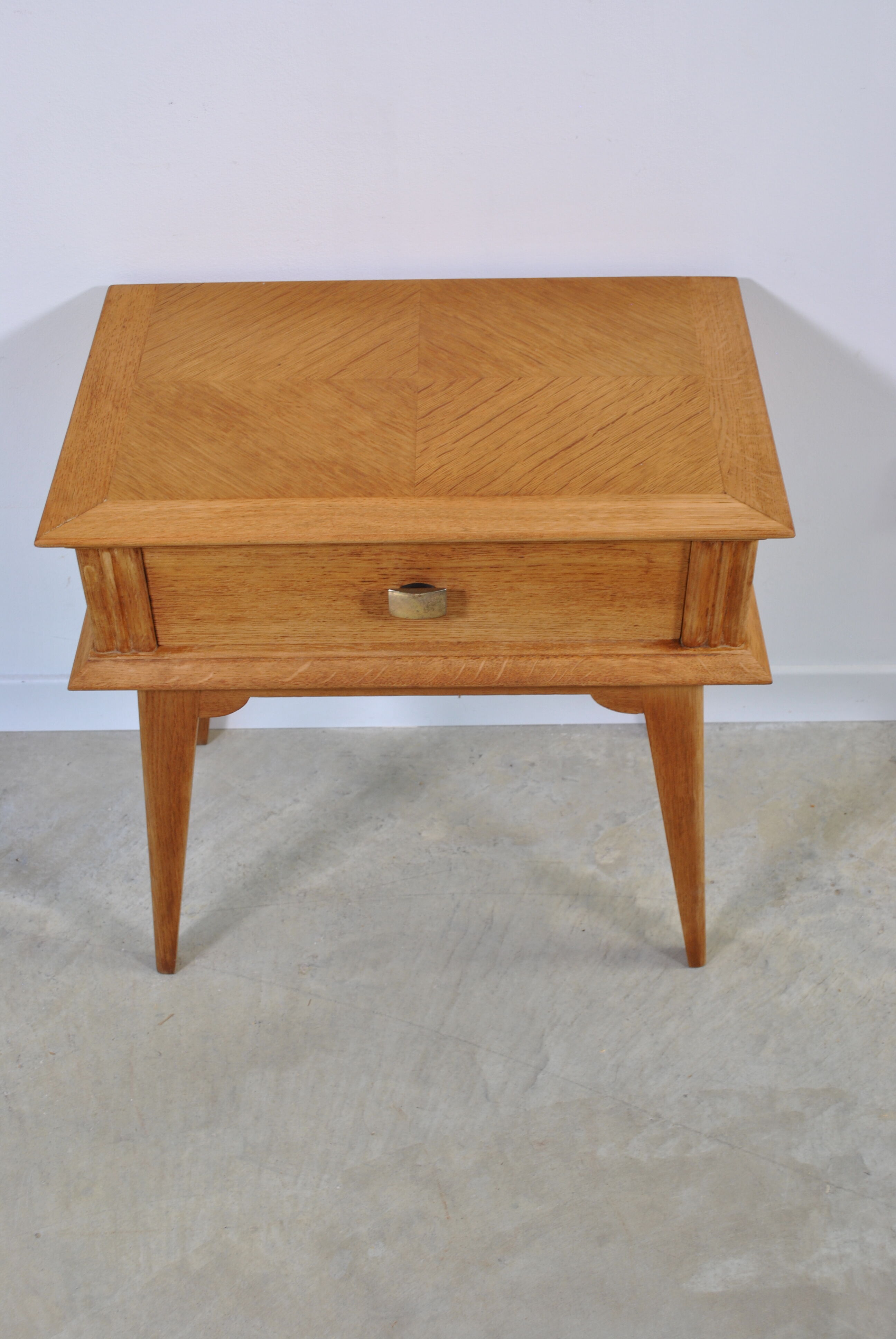 Oak bedside 1960.