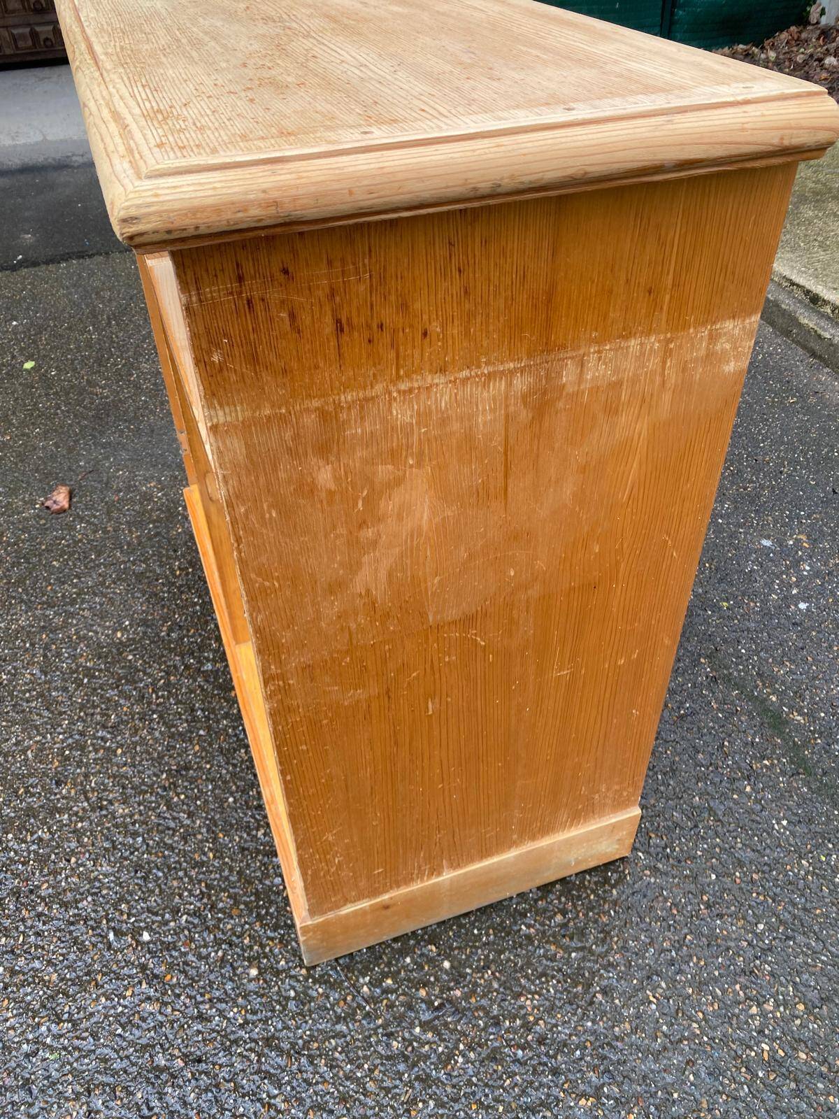 Vintage Scandinavian wooden shelf from the 1980s.