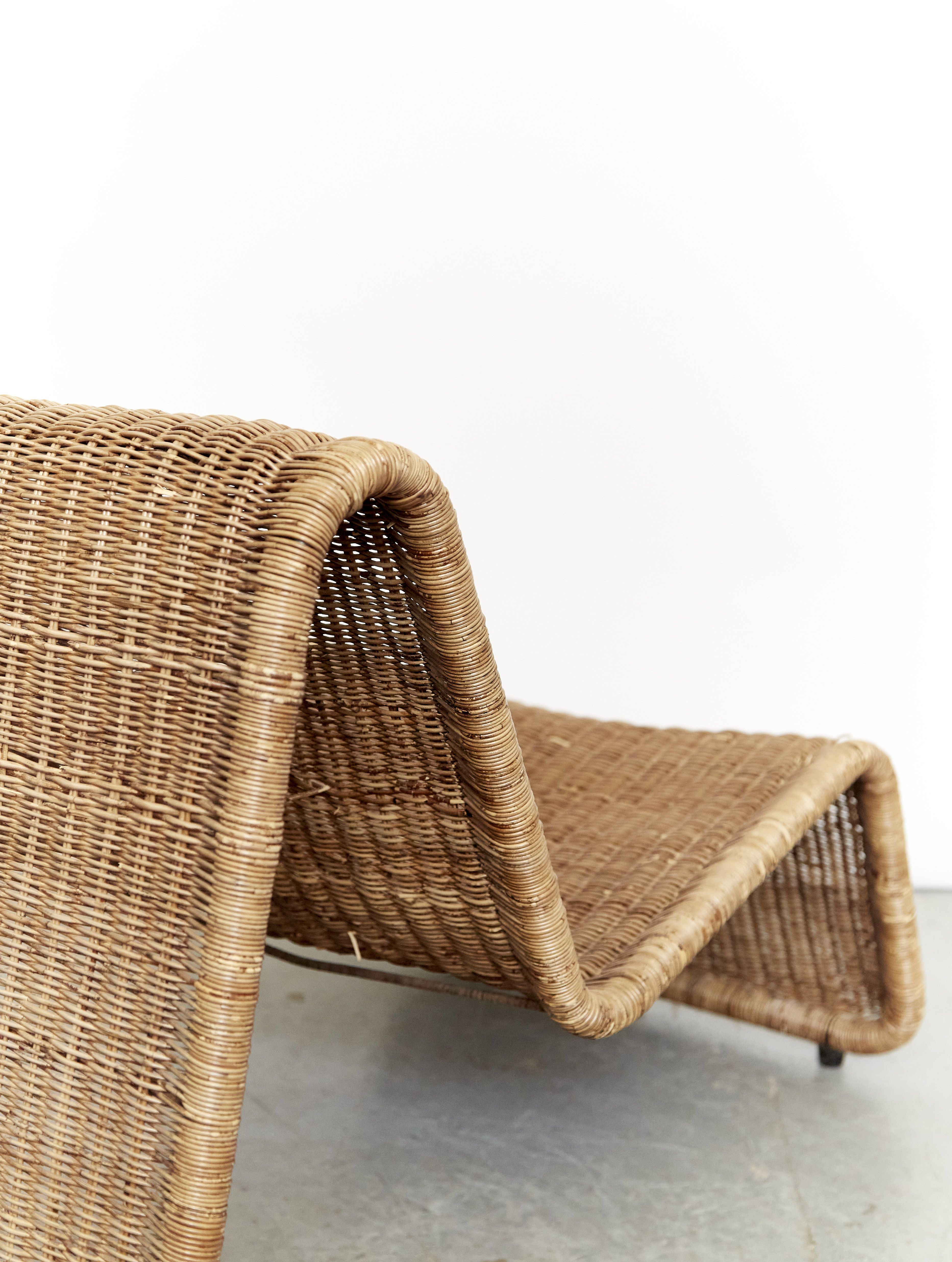Rattan P3 meridian by Tito Agnoli for Pierantonio Bonacina