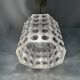 Translucent acrylic chandelier Space Age design 70s