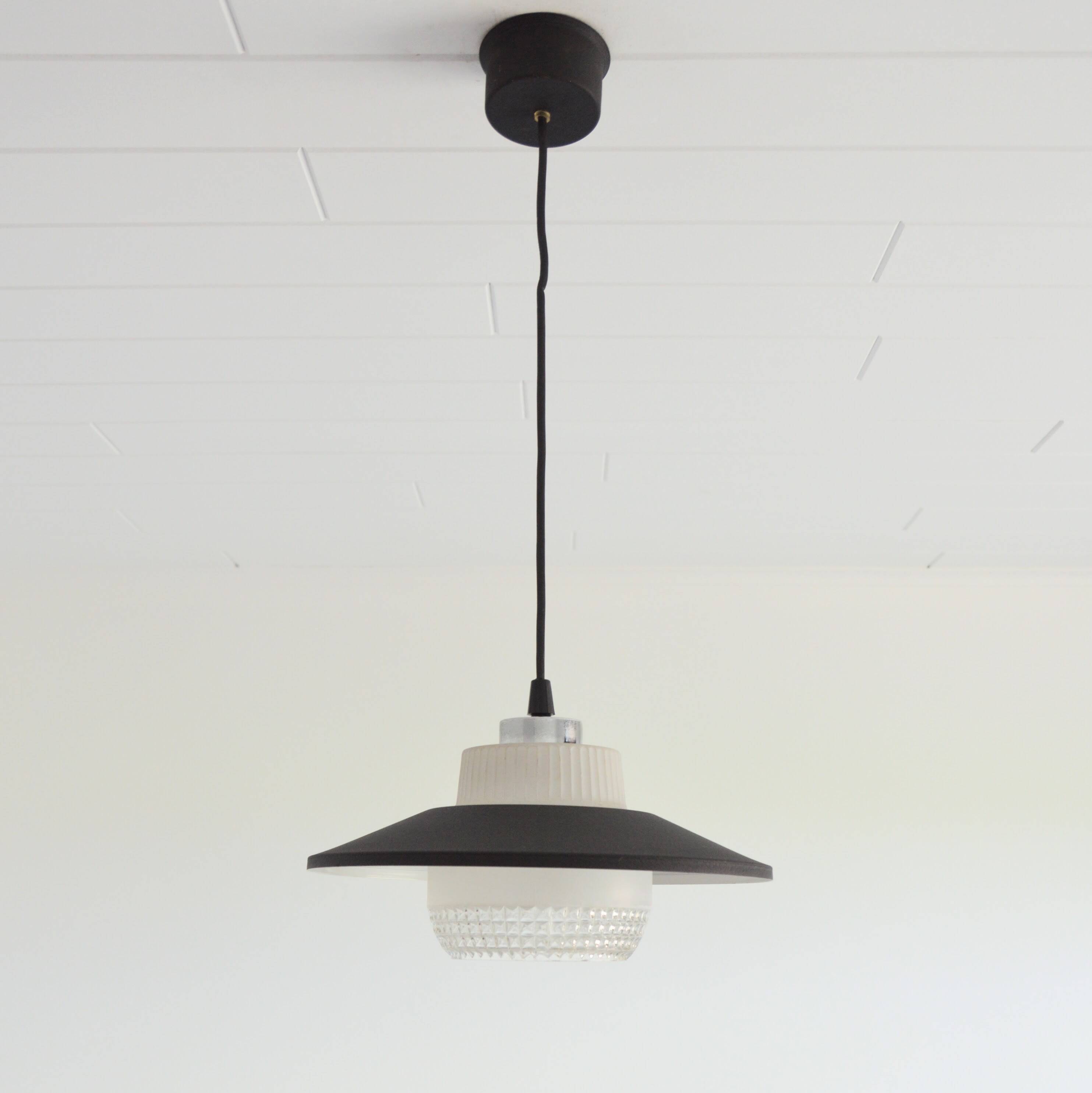 Glass and metal suspension 1950