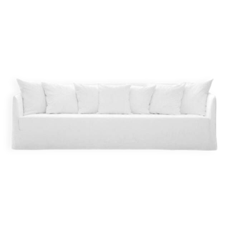 White linen sofa ghost 14