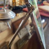Beveled barber mirror