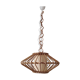 Suspension en rotin vintage