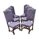 6 Louis XIII style chairs