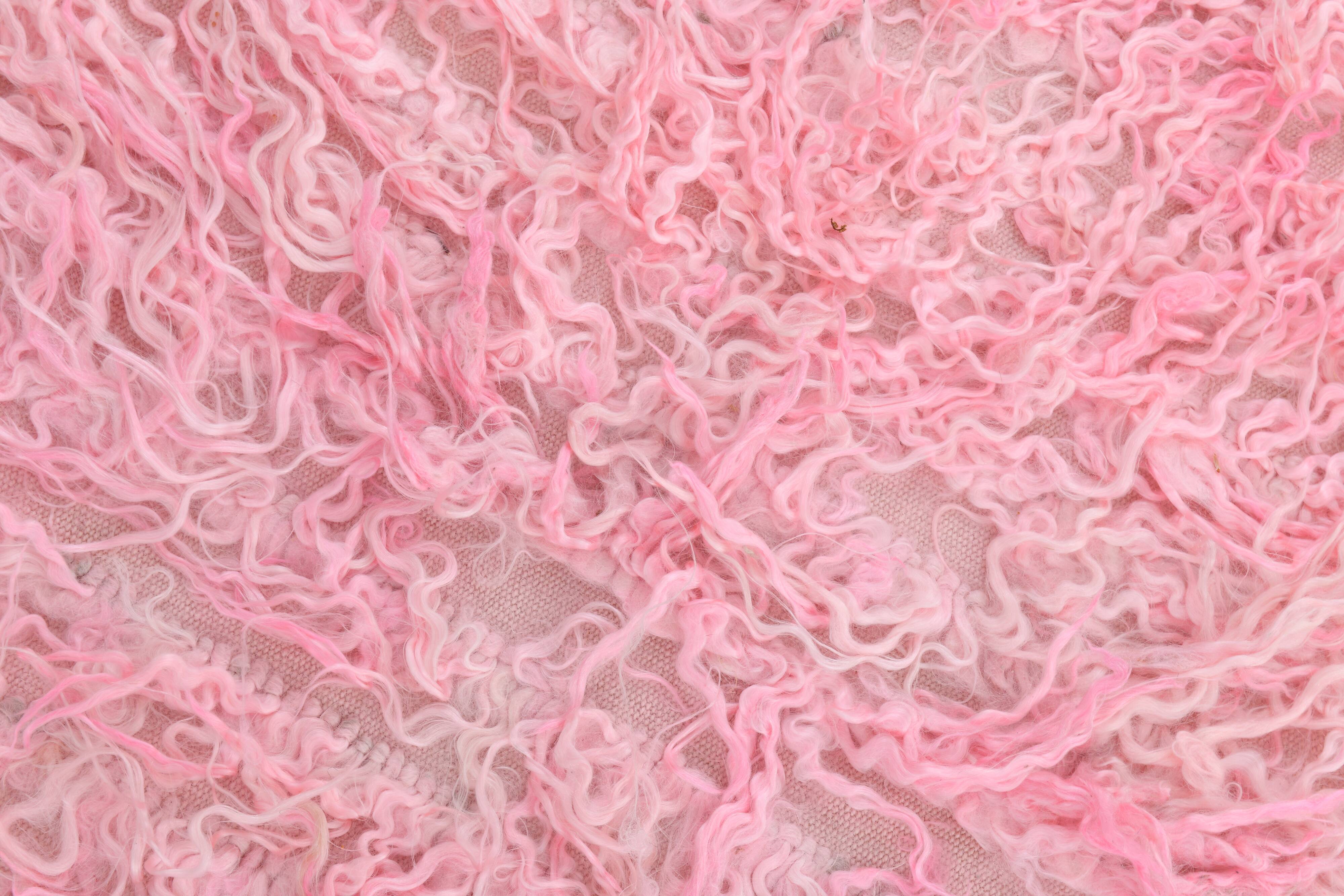 3x10 Dusty Pink Vintage Runner Rug 98x314Cm