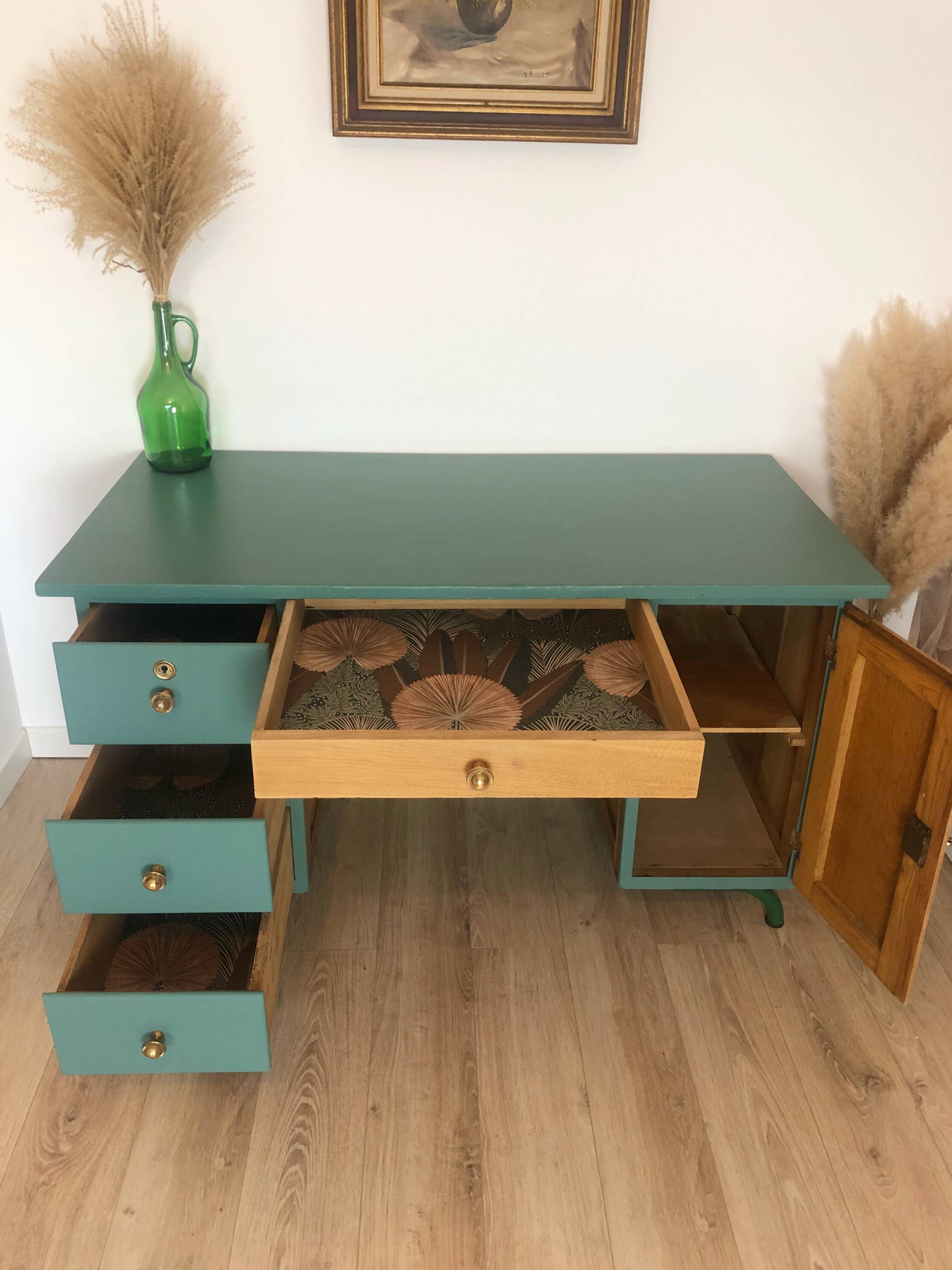 Schoolmaster's desk from the 1950s