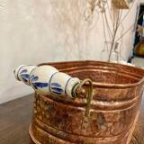 Lot of 3 copper decoration containers